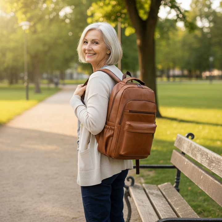 Theo Leather Rucksack