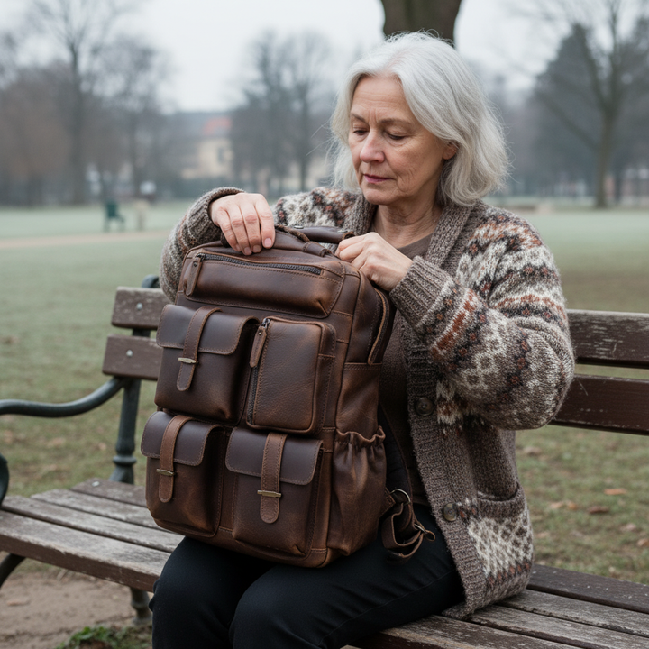 Ruben Leather Backpack