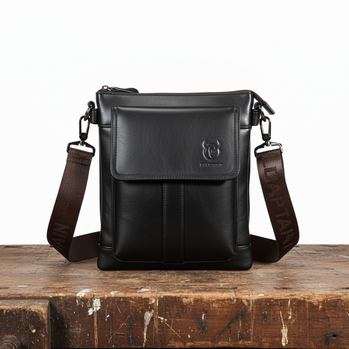 Anton Leather Shoulder Bag