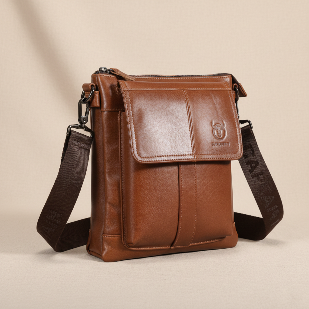 Anton Leather Shoulder Bag