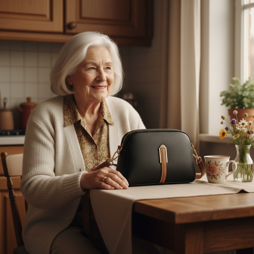 Mila Leather Shoulder Bag