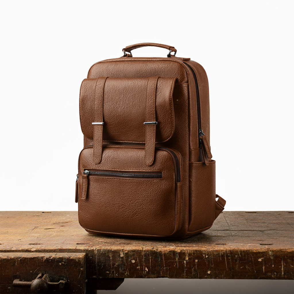 Nathan Leather Backpack