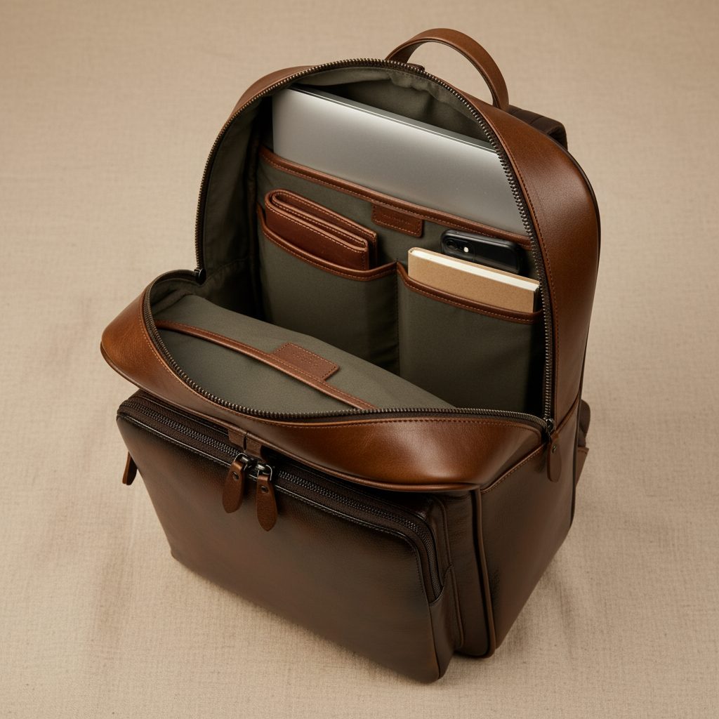 Bennett Leather Backpack