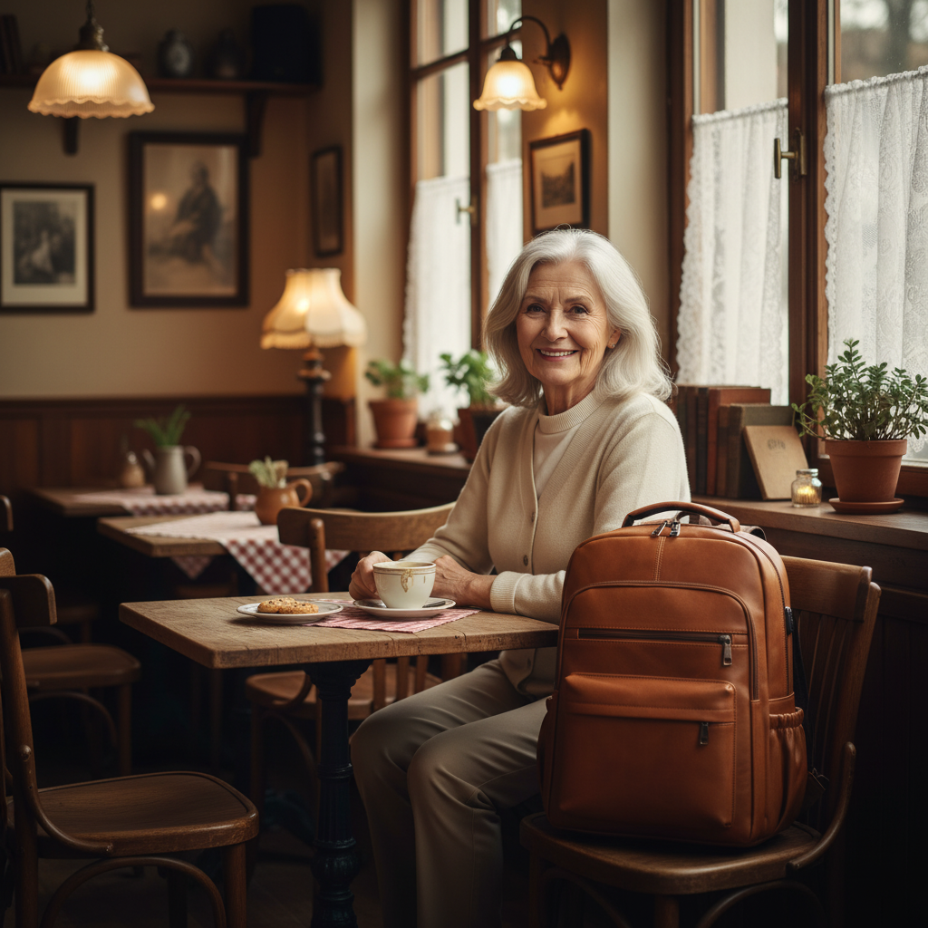 Theo Leather Rucksack