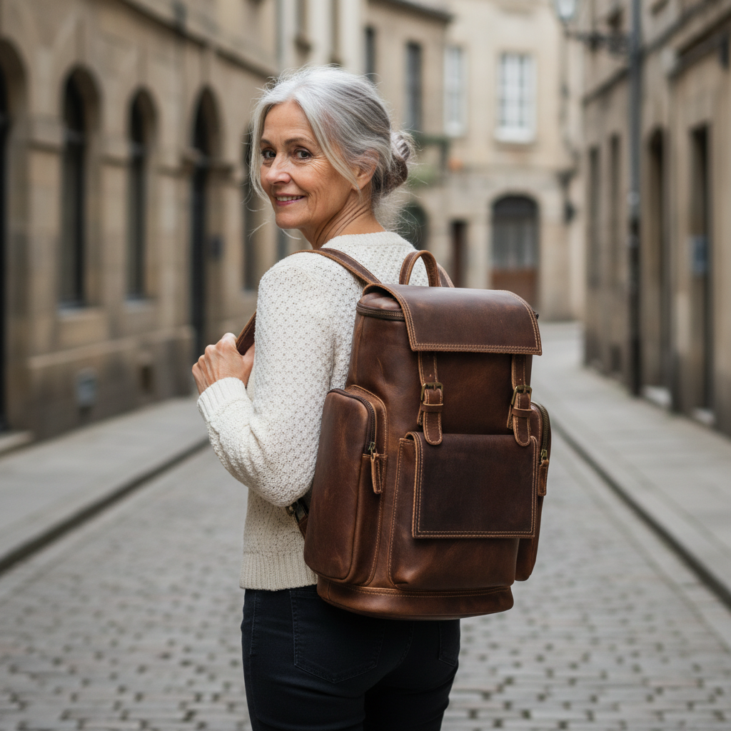 Moritz Leather Backpack