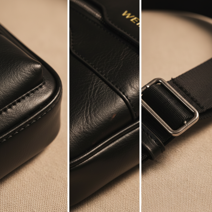 Noah Leather Chest Pocket