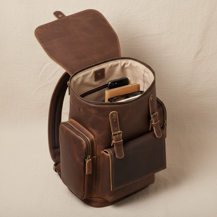 Moritz Leather Backpack