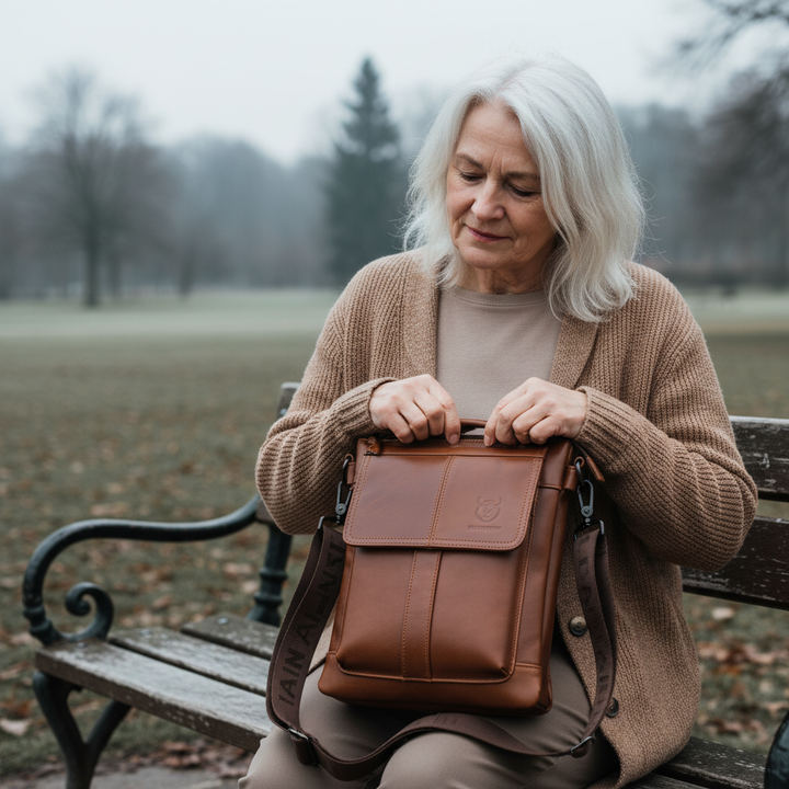 Anton Leather Shoulder Bag