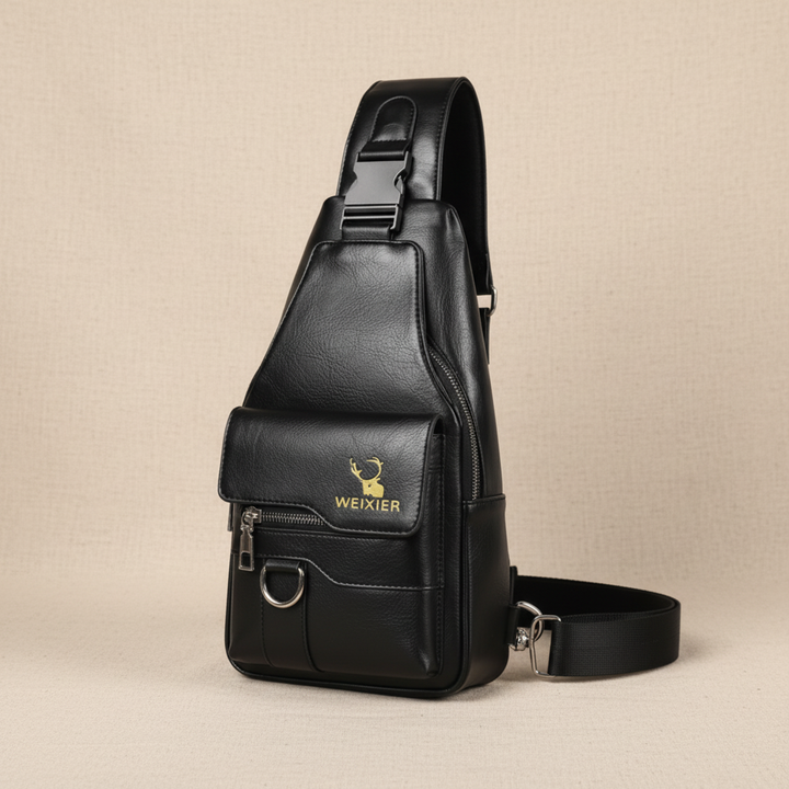 Noah Leather Chest Pocket